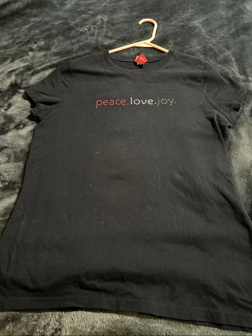 Peace. Love. Joy. Black Women Graphic Tee